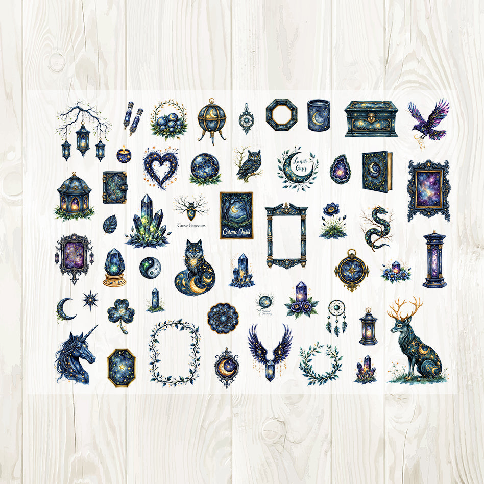 A4 Star magic matte PET pre-cut large sticker 1 pack 3 sheets