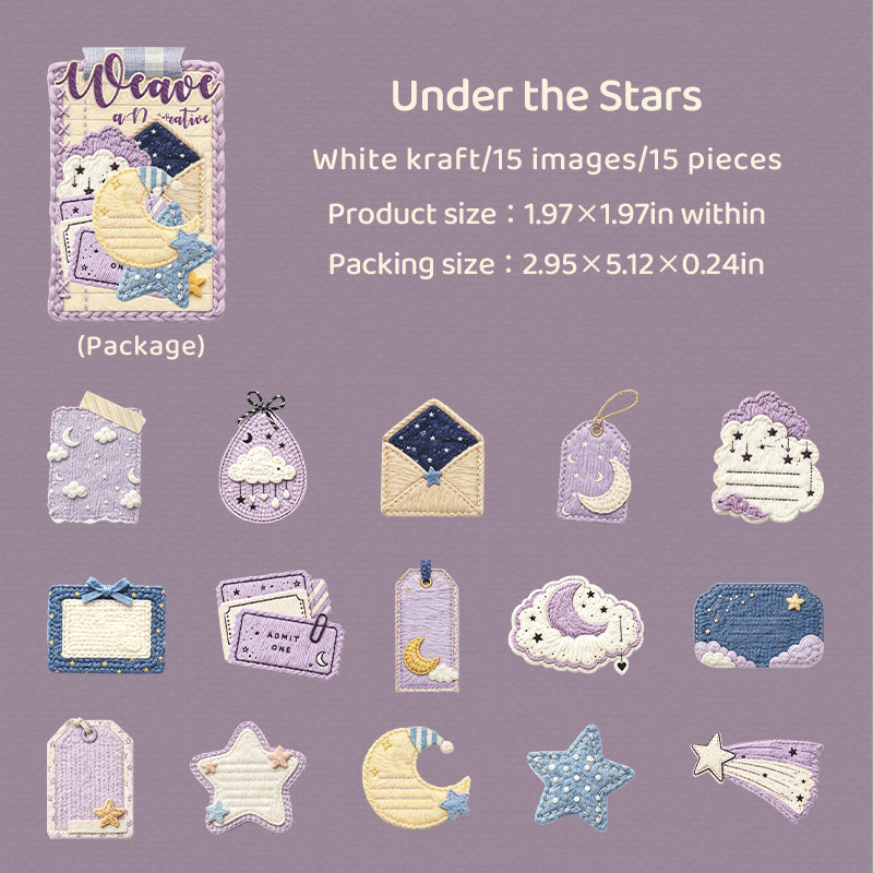 Woven Narratives sticker – view 10