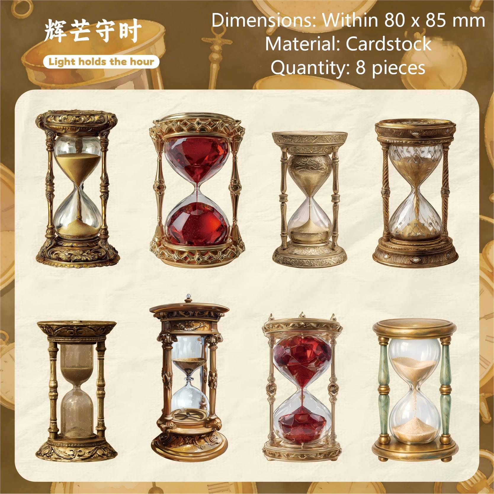 Passing Time cardstock sticker -8Pcs each pack