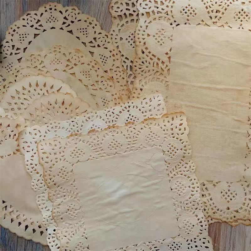 Doilies stacked