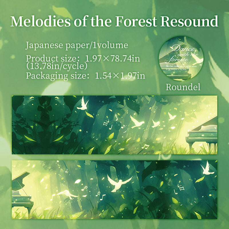 Forest Washi tape -5cm*2m