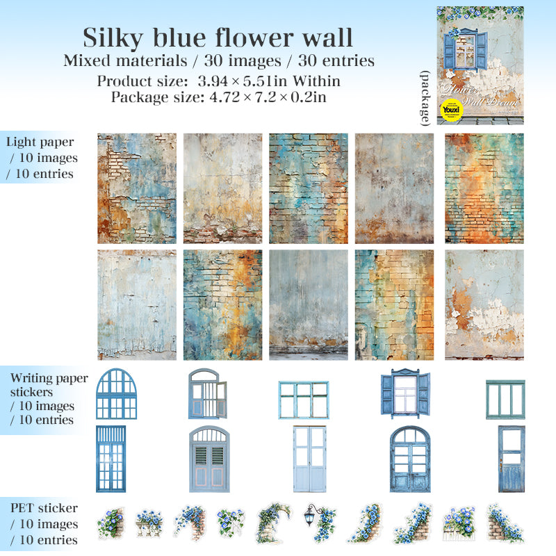 Flower wall Mixed pack -30Pcs each pack