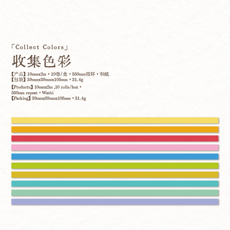 Vintage / colorful Washi Tape -4cm*2m