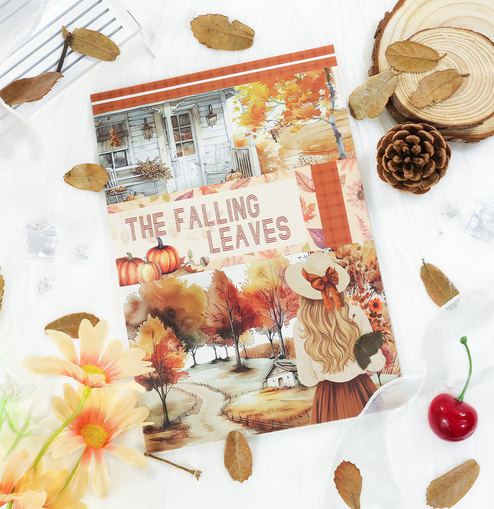 S-578- The falling leaves Sticker Book -20Pcs each pack
