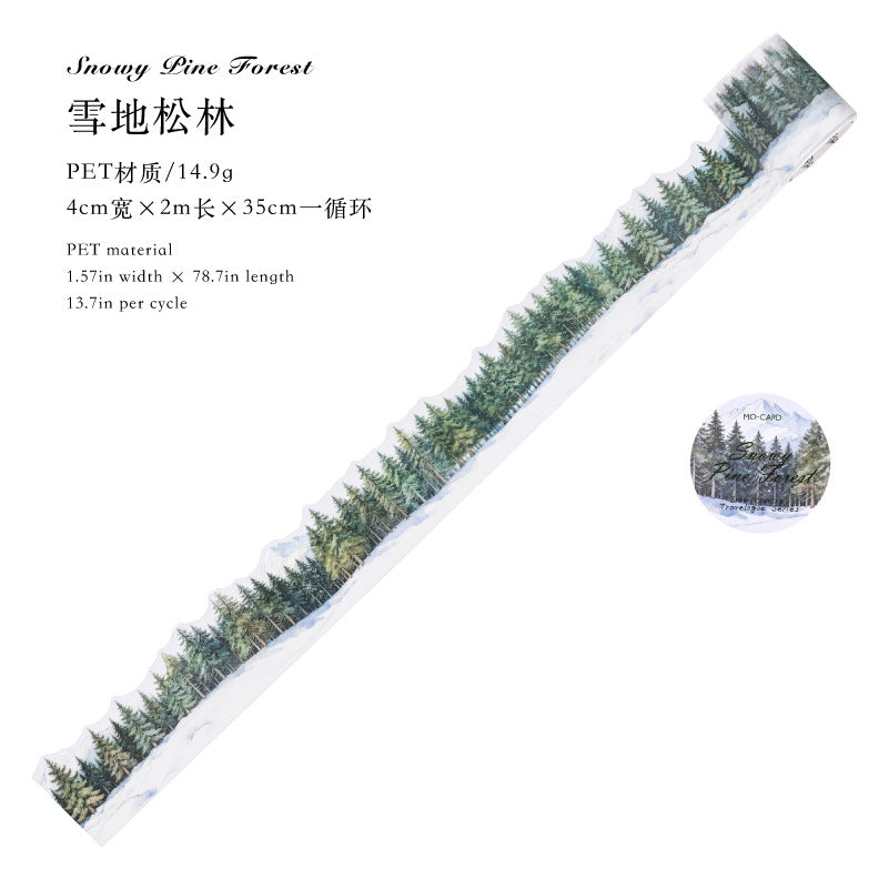 260318 Snow Country Travelogue PET Tape -4cm*2m