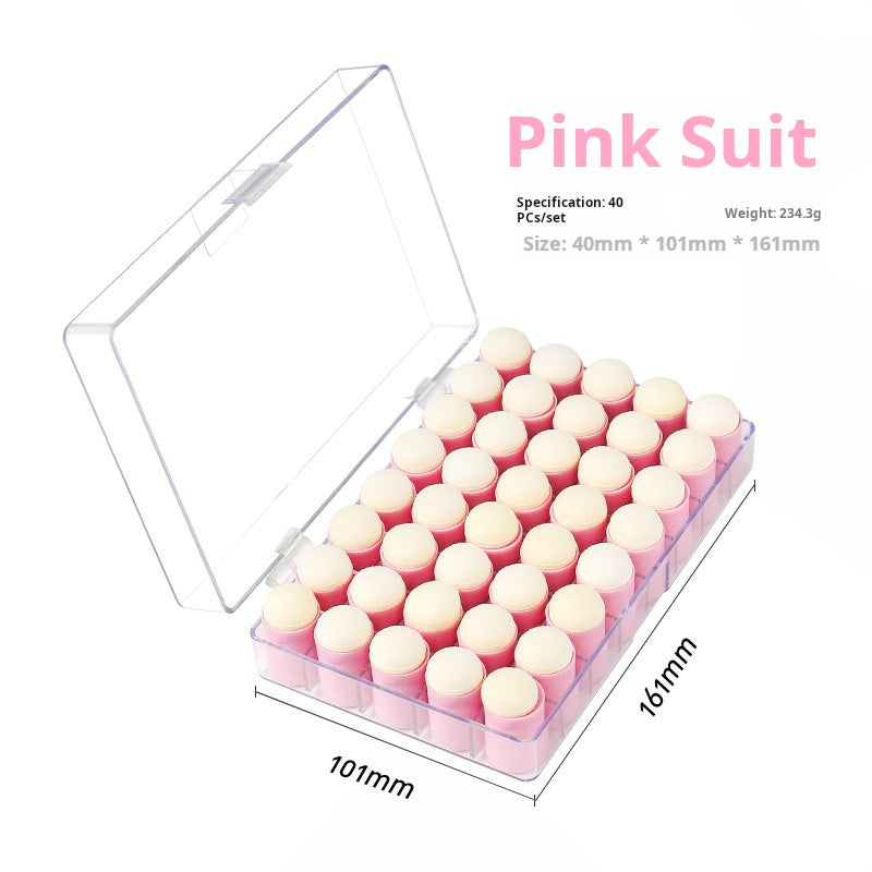 A-30- Sponge finger paint tool 40pcs 1 set