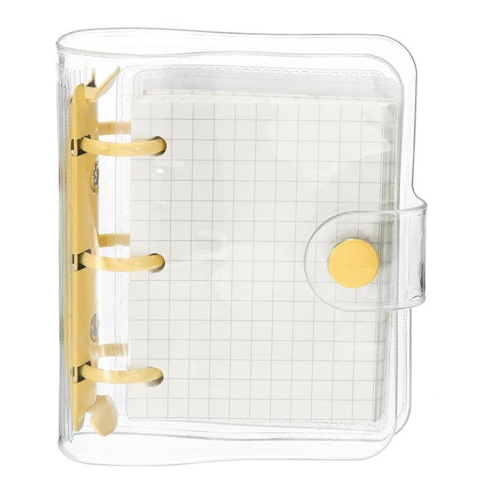 3 Ring clear binder notebook