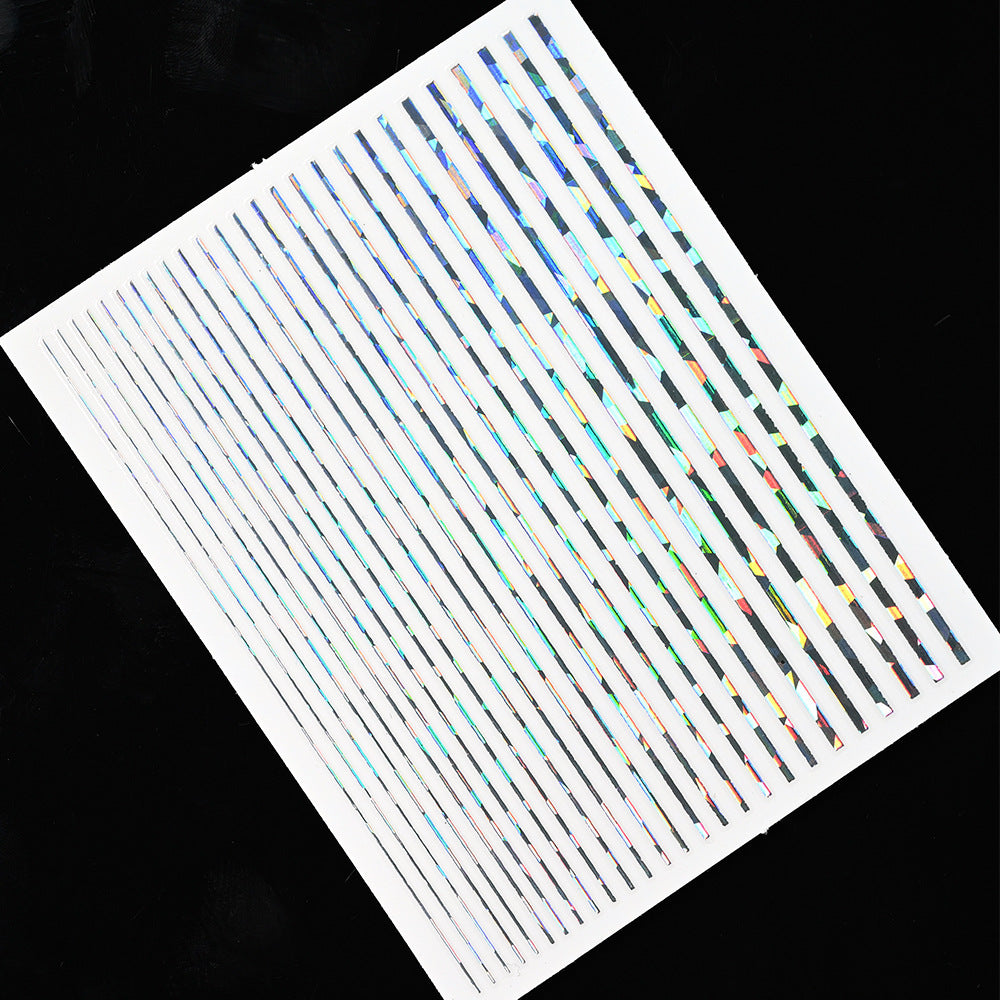 M292- Straight Line Mini sticker 1 Pcs