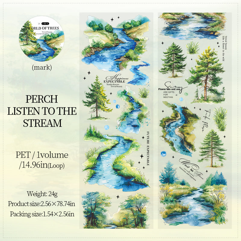 Woods scenery PET tape -6.5cm*2M