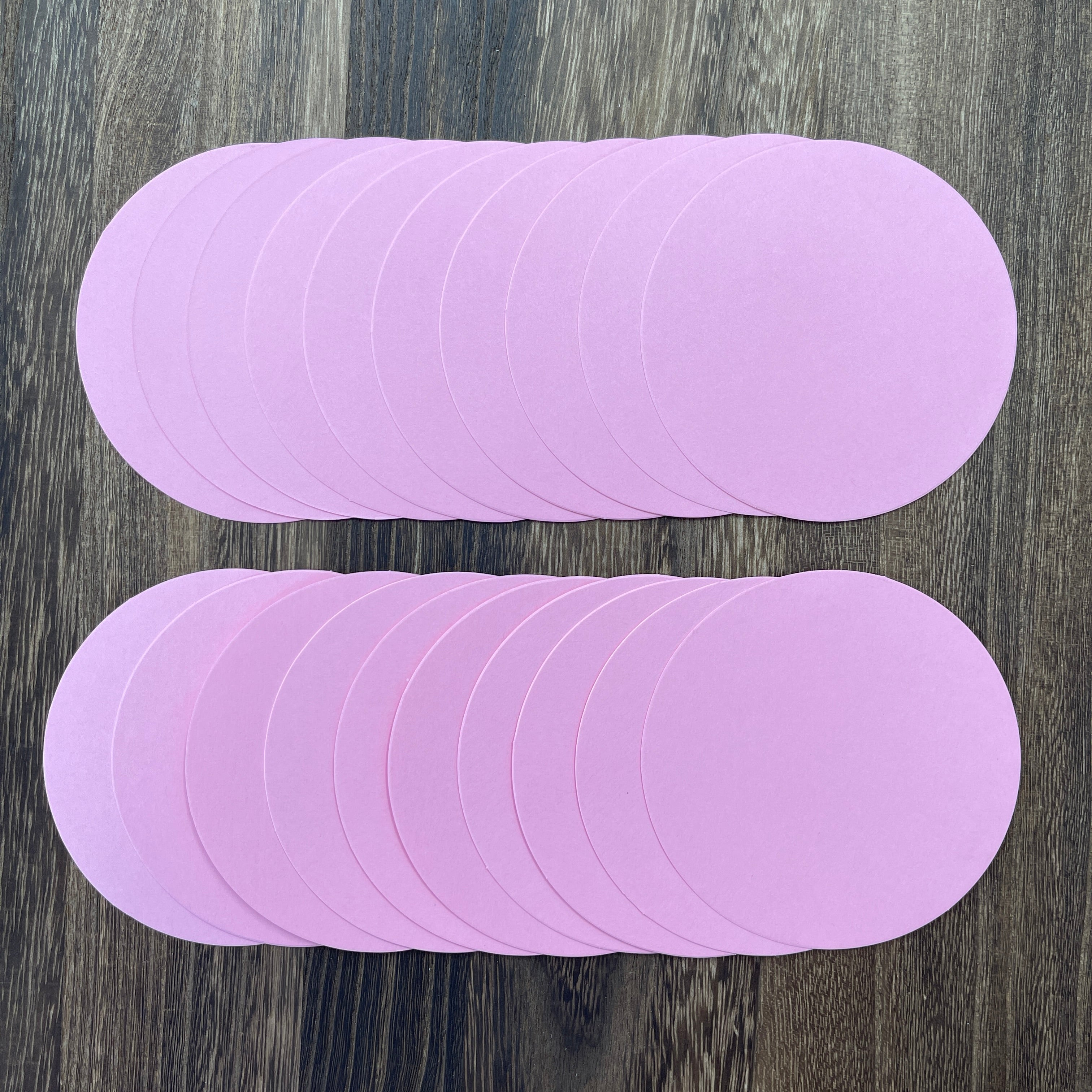 Colored round cardboard Width 10 cm 1 pack 20pcs