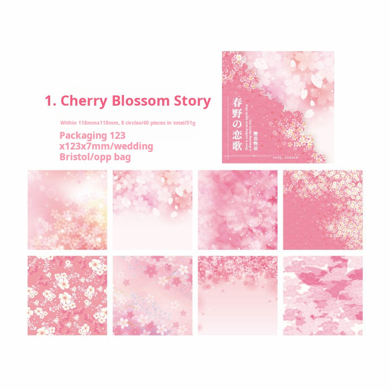 0211 Haruno no Koiga Series Paper -40Pcs each pack