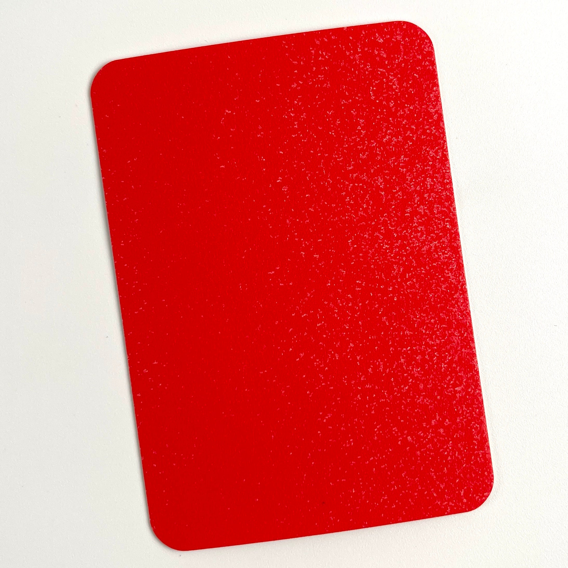 24 Colors Glitter ATC Blanks, Pre-Cut Artist Trading Cards 2.5x3.5 Inches, Rounded Corners Glitter Cardstock Base for Mixed Media, Scrapbooking, Art Swaps
