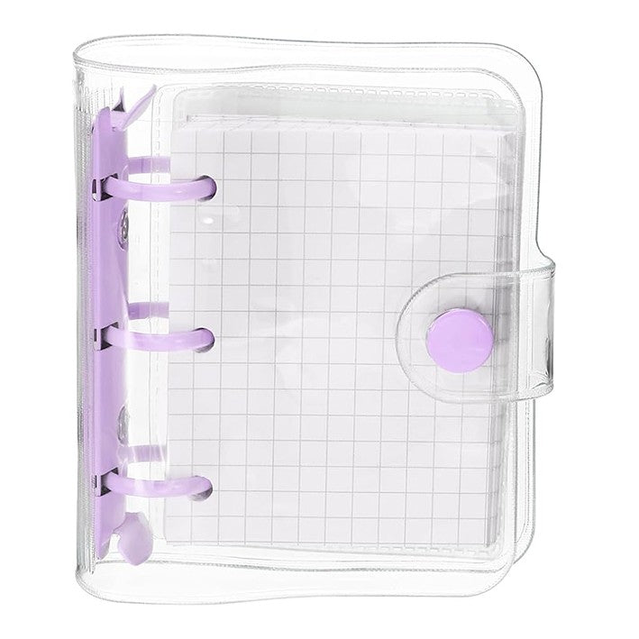 3 Ring clear binder notebook
