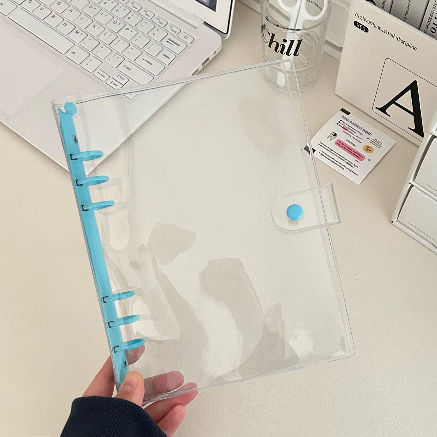 A5 clear binder, Clear PVC Refillable *not contain insert pages