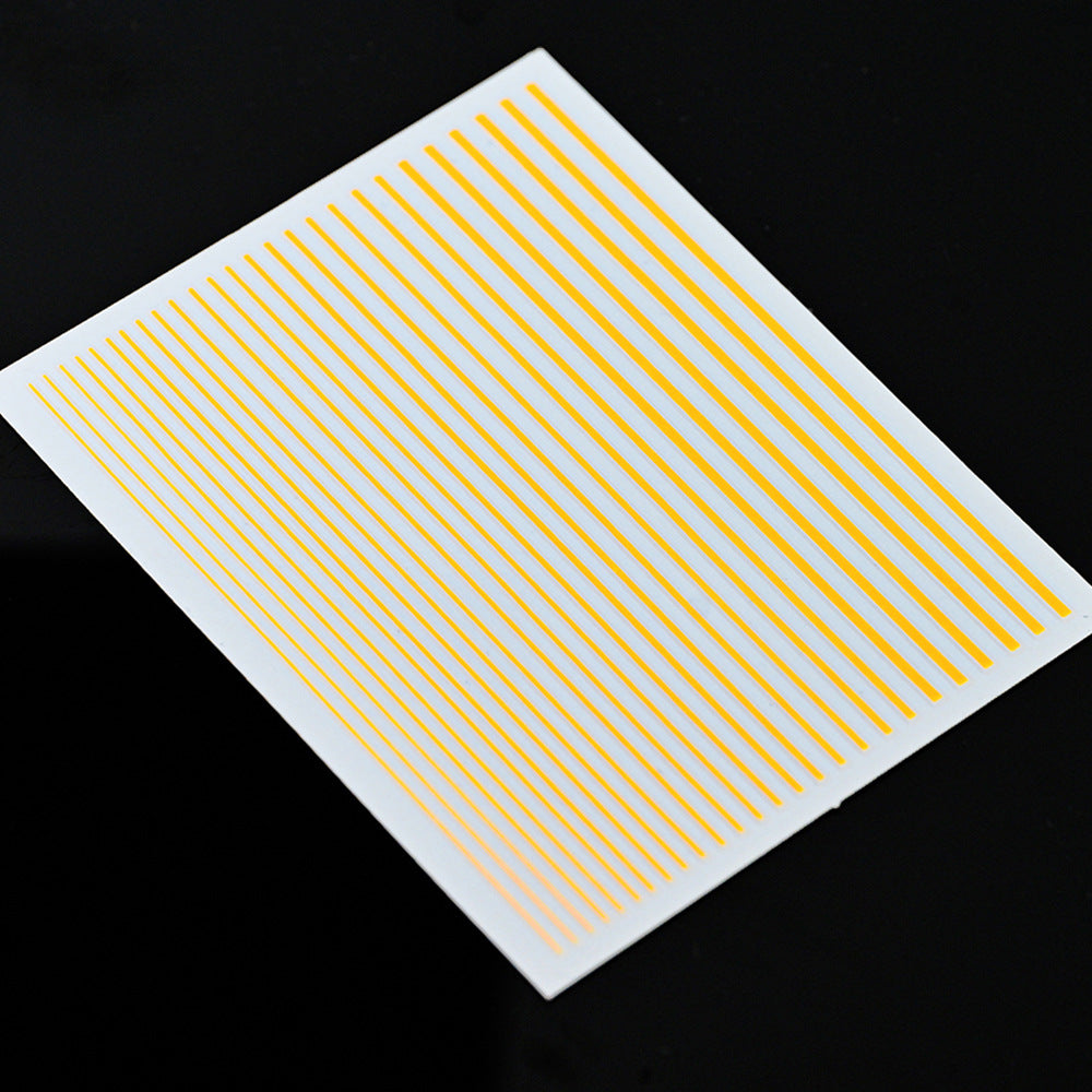 M292- Straight Line Mini sticker 1 Pcs