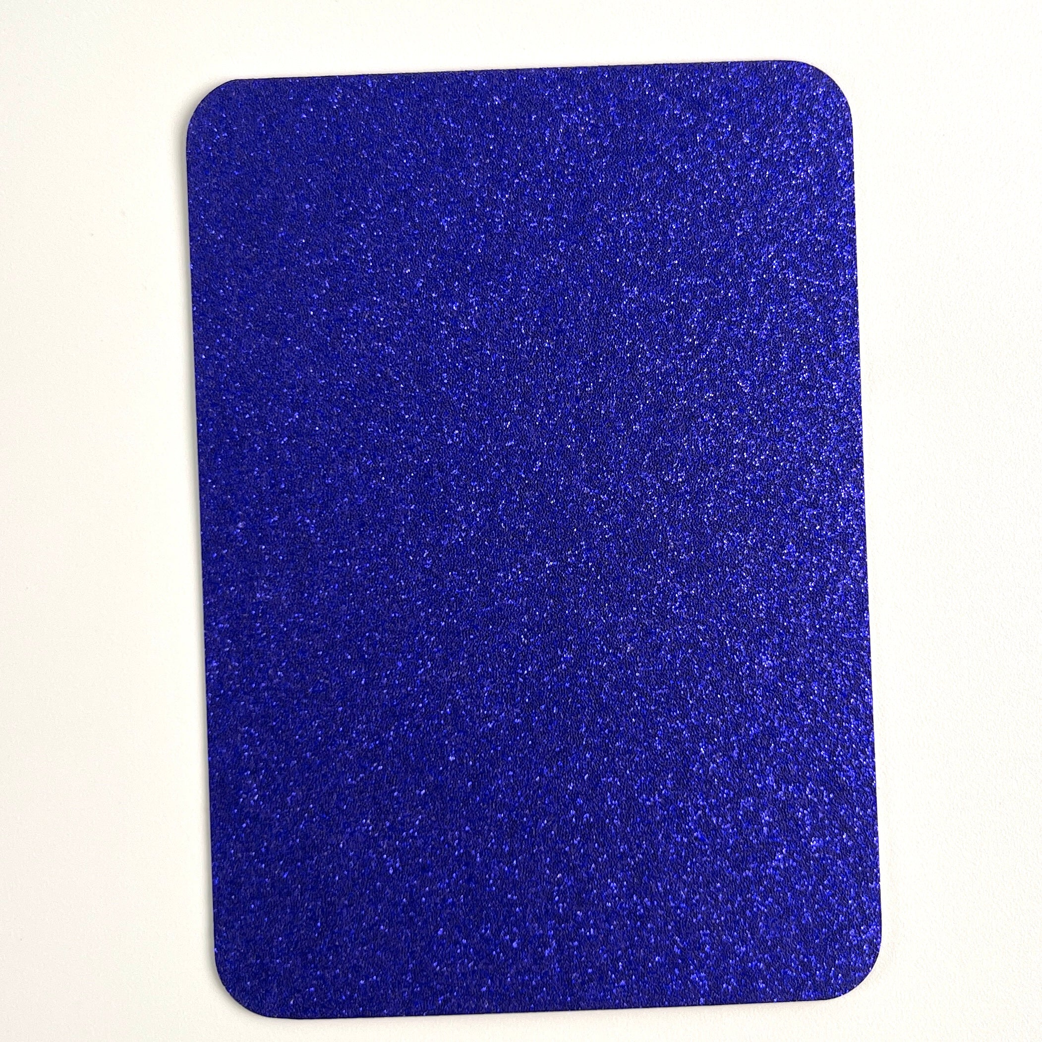 24 Colors Glitter ATC Blanks, Pre-Cut Artist Trading Cards 2.5x3.5 Inches, Rounded Corners Glitter Cardstock Base for Mixed Media, Scrapbooking, Art Swaps