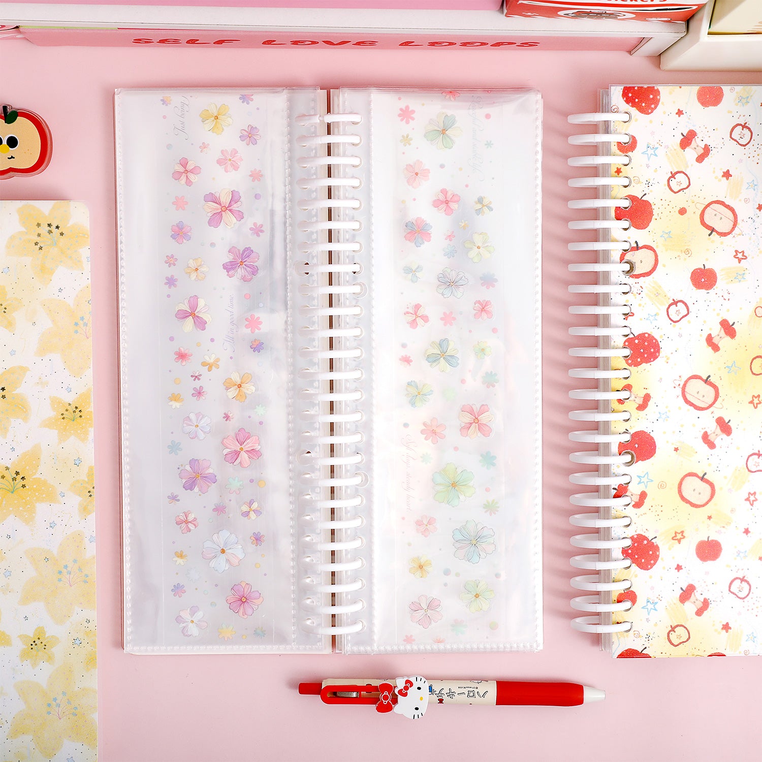 Light Fruit Flower Storage Album with 60 inner pages
