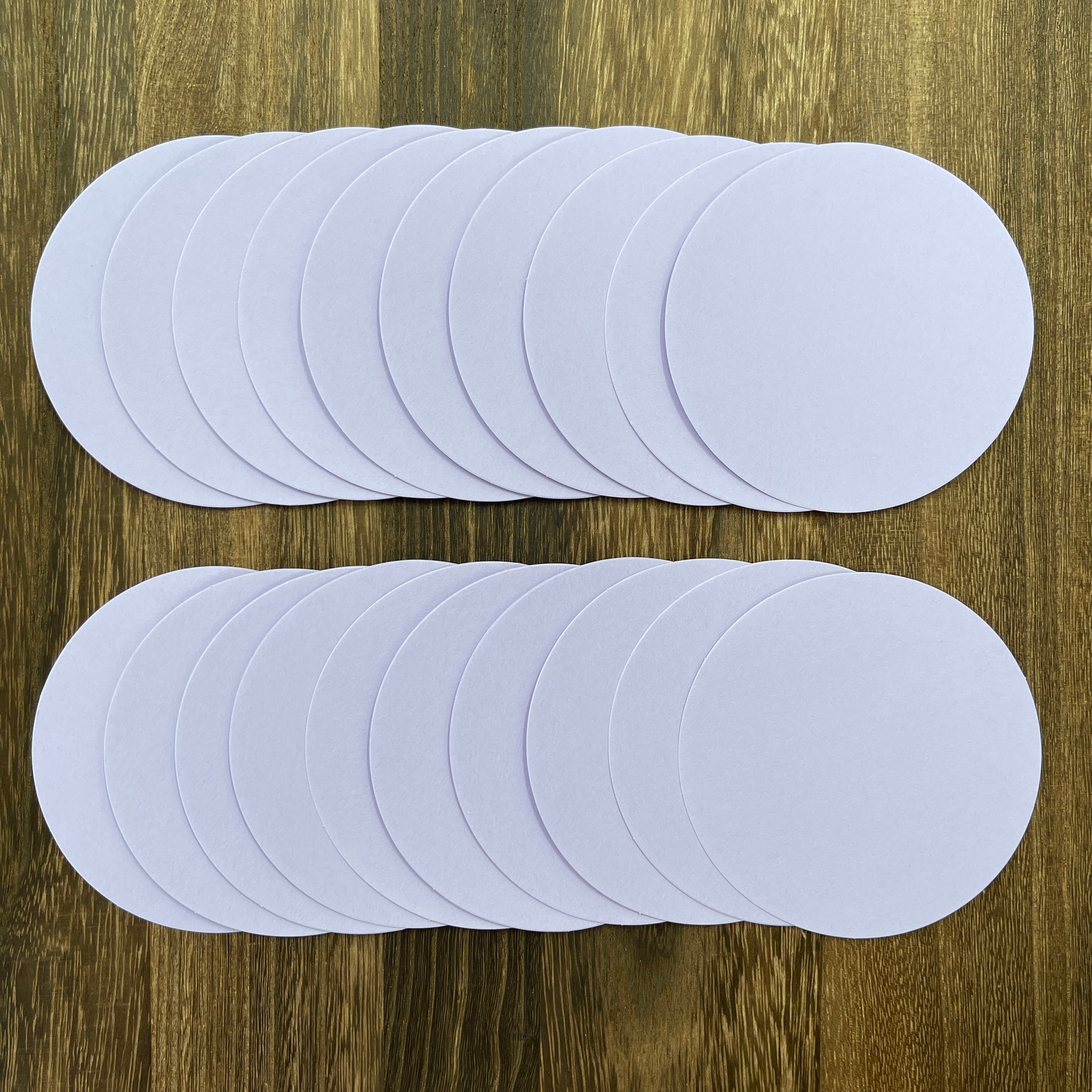 Colored round cardboard Width 10 cm 1 pack 20pcs