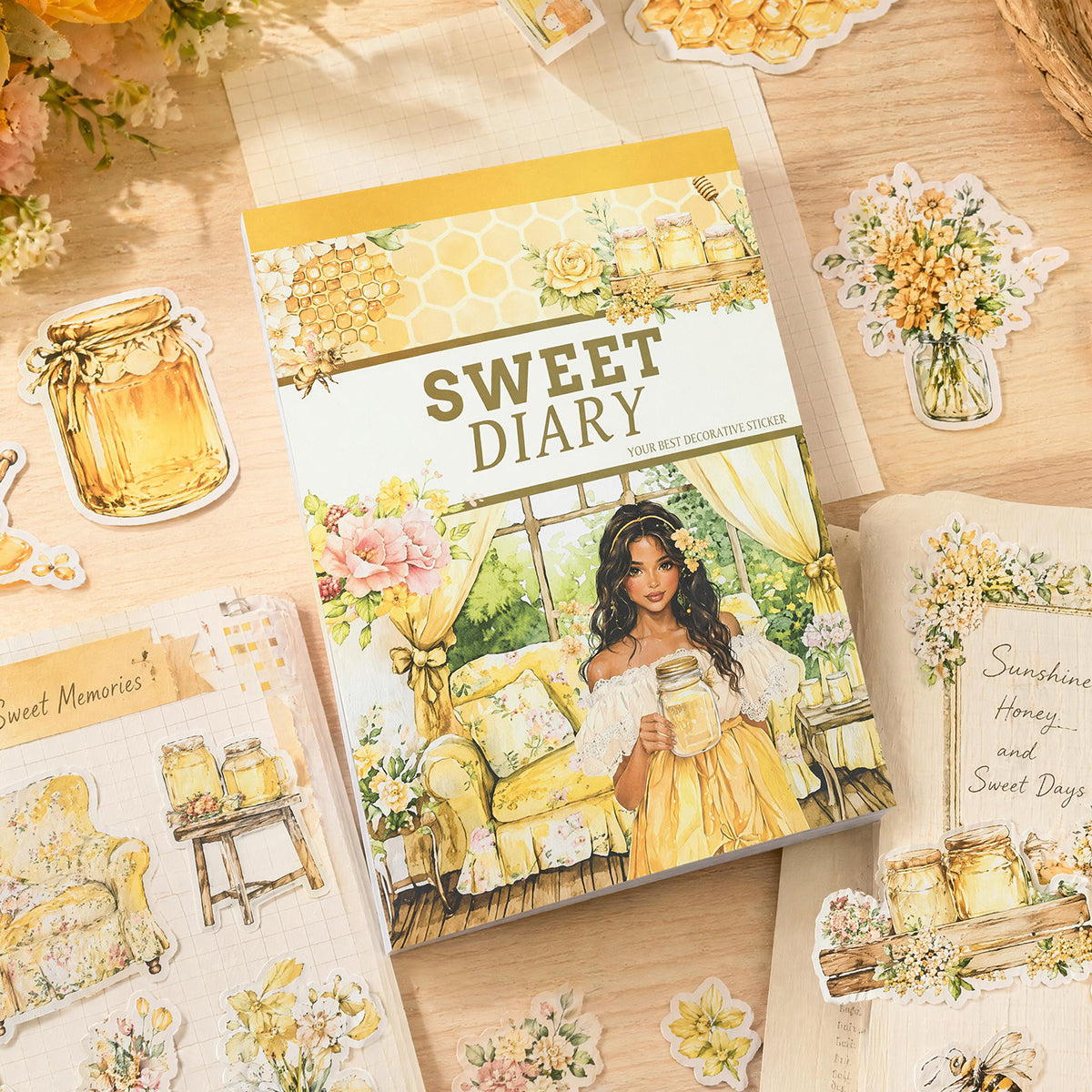 Sweet Diary Sticker book -20Pcs each pack