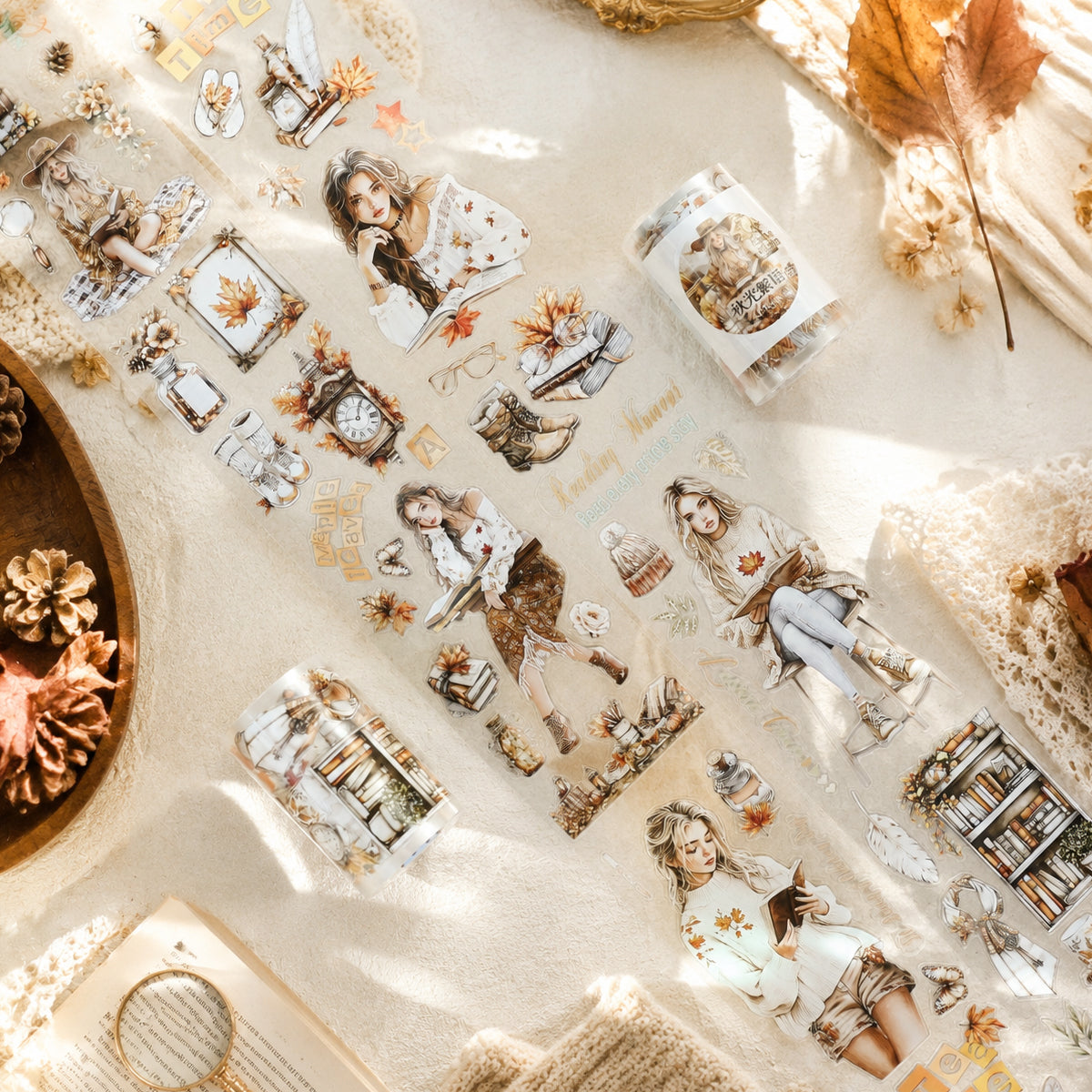 Musings on Autumn pre-cut PET Tape (6cm x 2m)