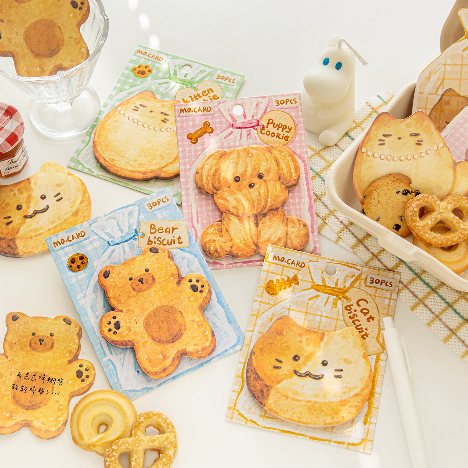 0331 One Bite Cookie Series Paper -30Pcs each pack