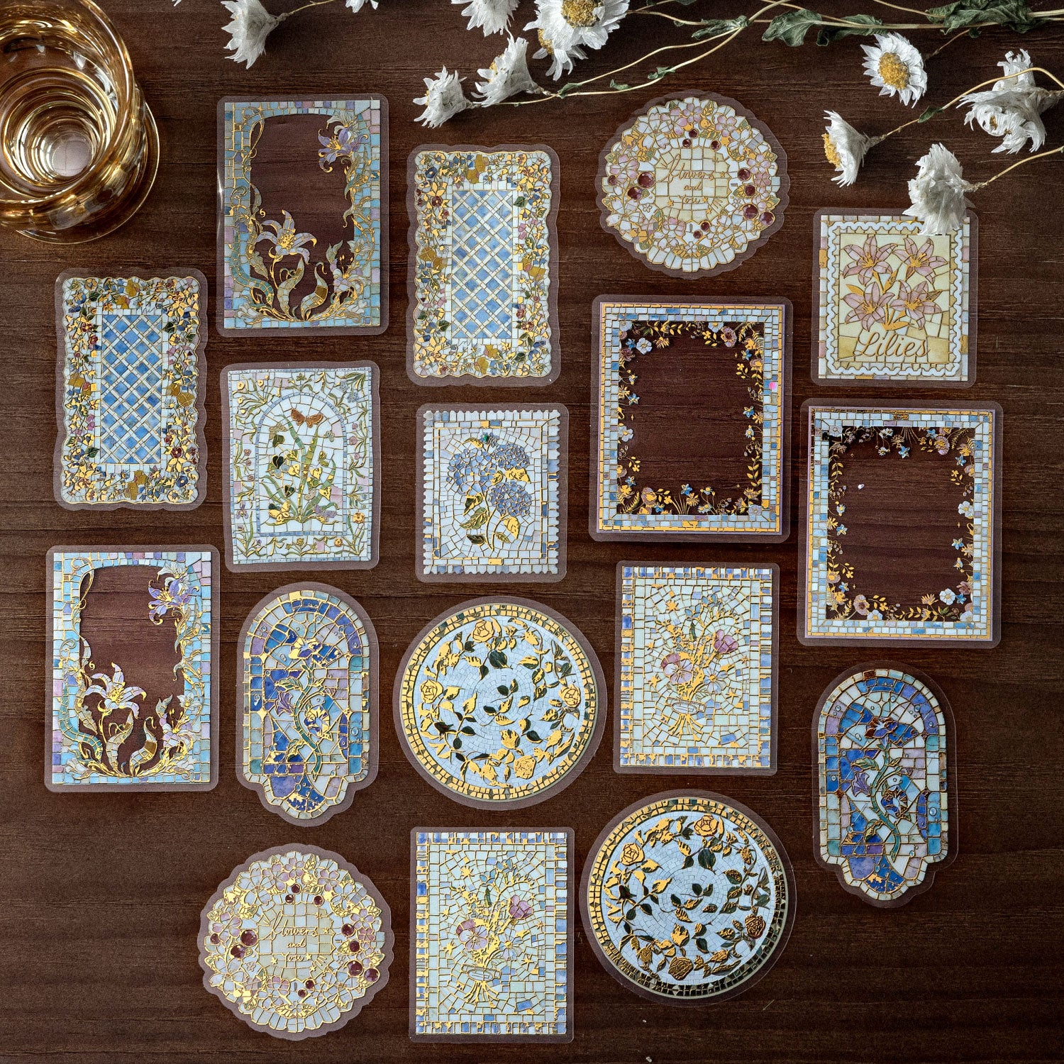 Color Brick Collection PET Stickers -20Pcs each pack