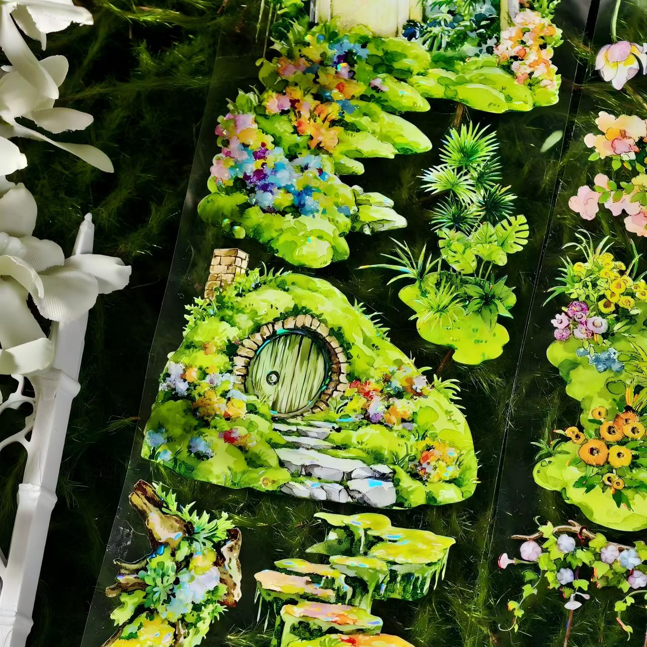 Spring of the Secret Realm Shell Gloss PET Tape (7 x 100 cm) 1 loop
