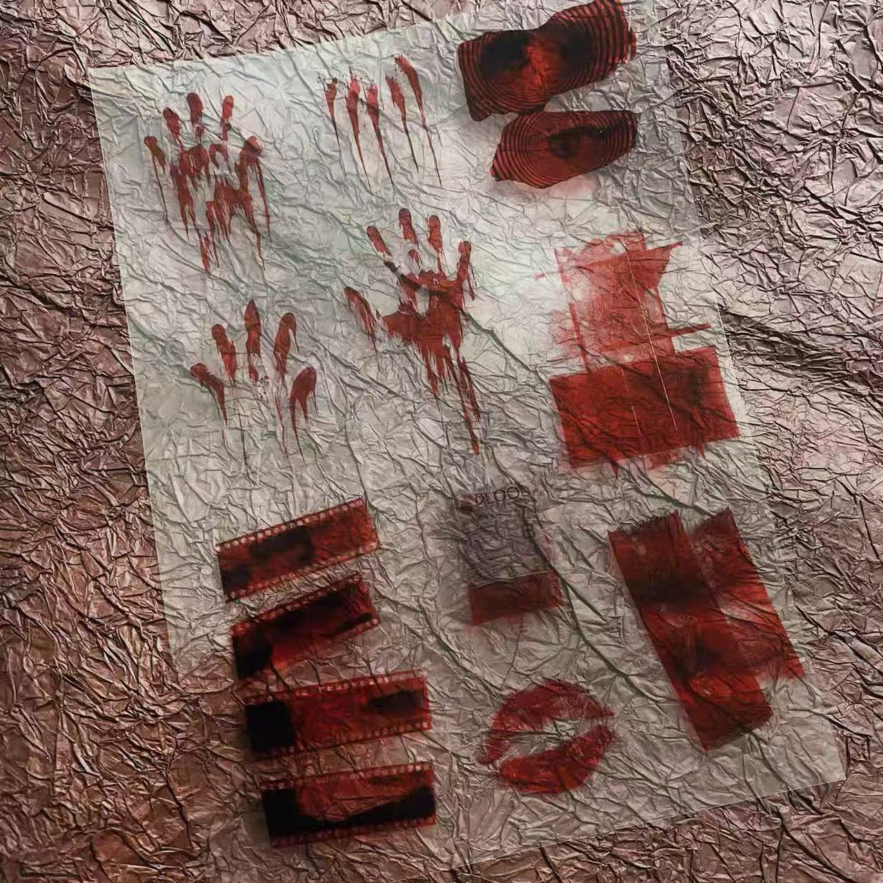 1029 A4 Dark Blood Film 1 pcs