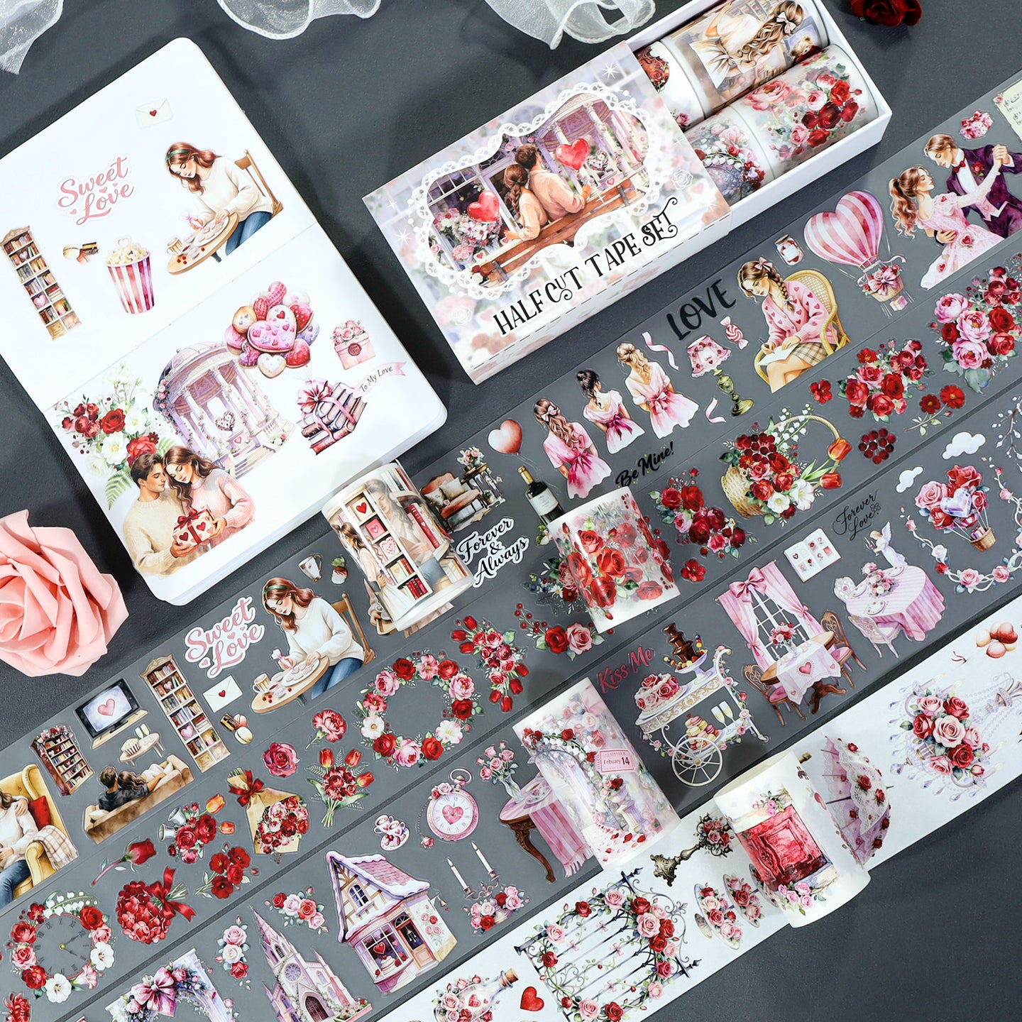 Floral Lover's Tape Set *pre-cut