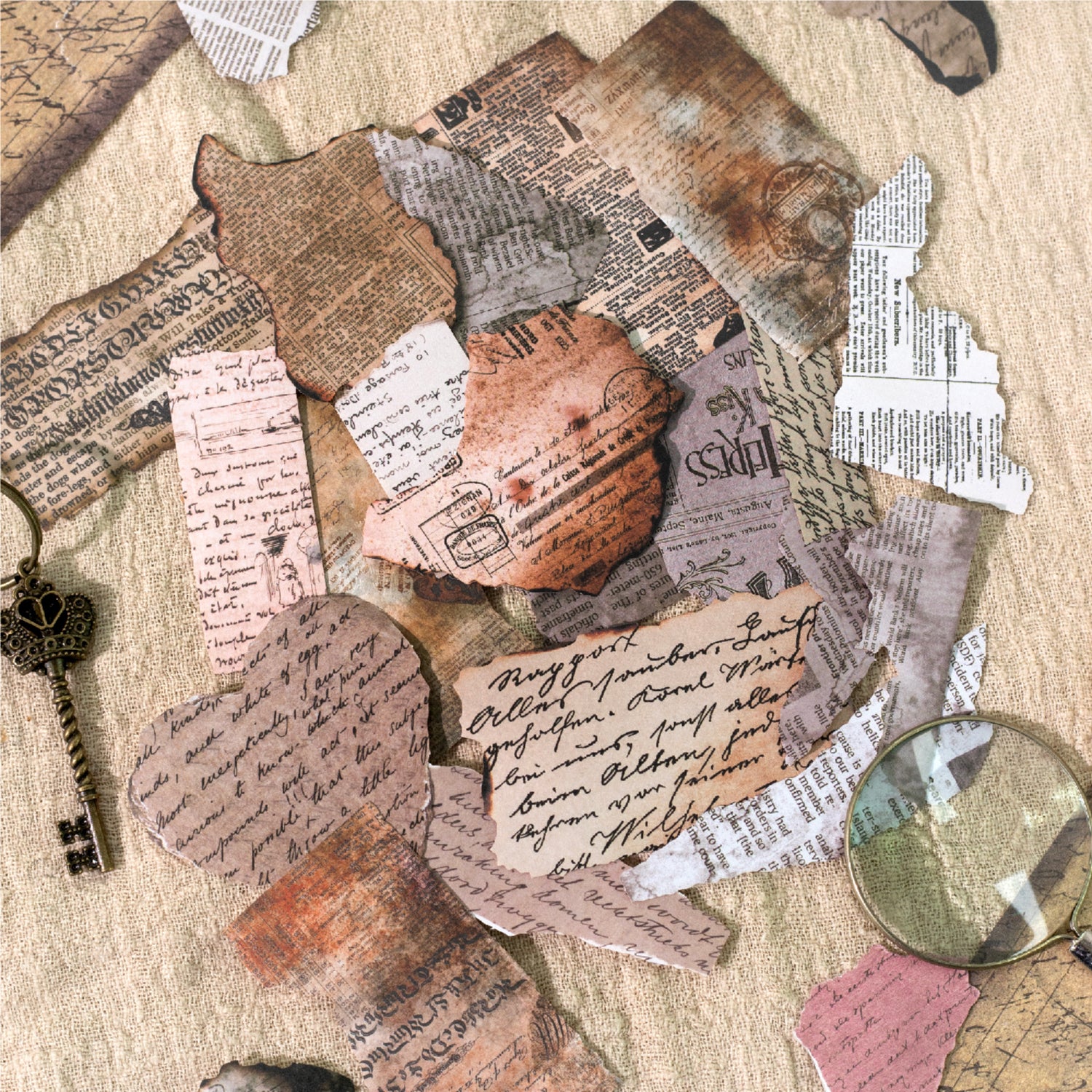 1015 Vintage Sticker -15Pcs each pack