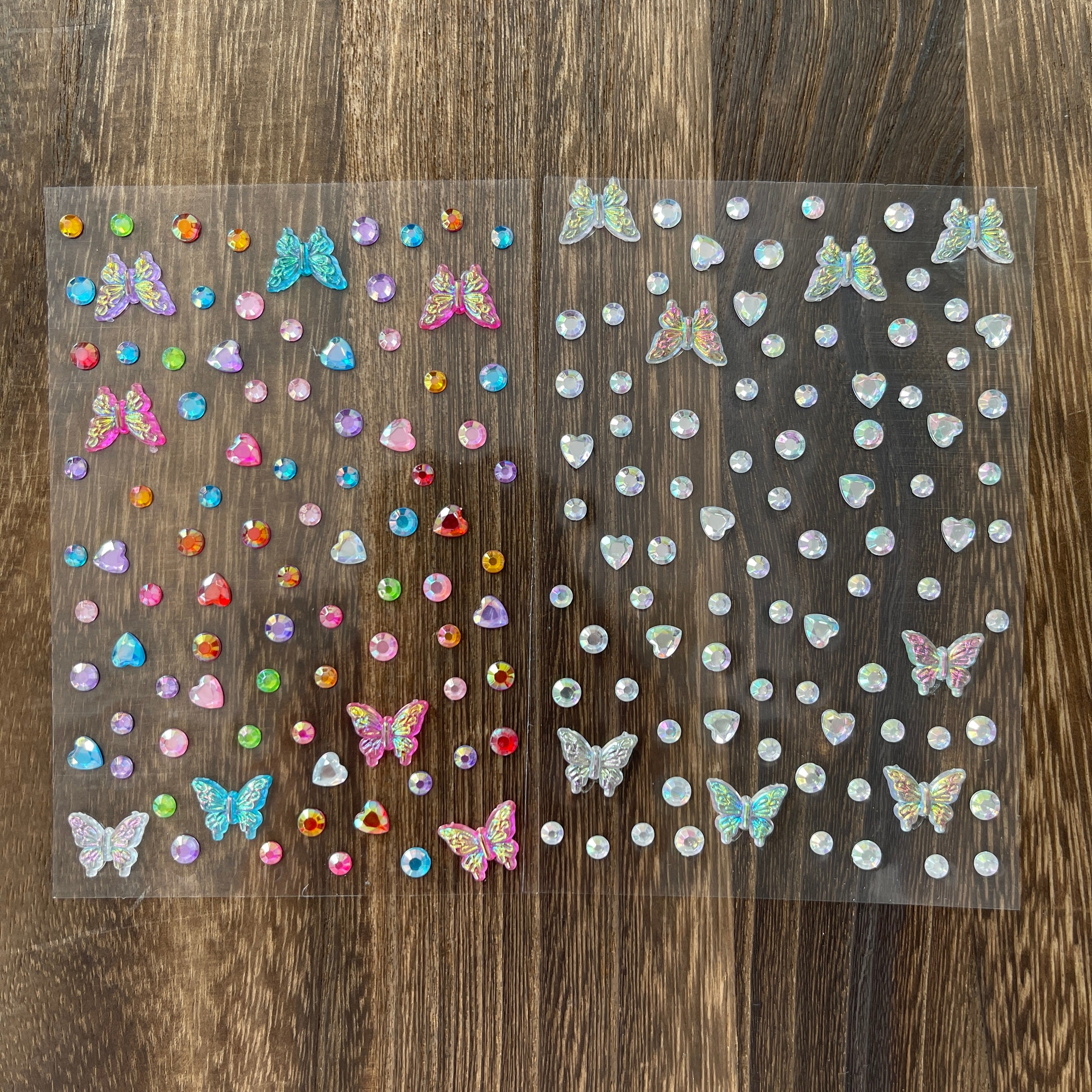 0919 Hearts and butterfly Sticker 1pcs 1pack