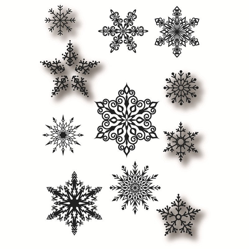 1106 Snowflake Clear Stamp 11cm*16cm