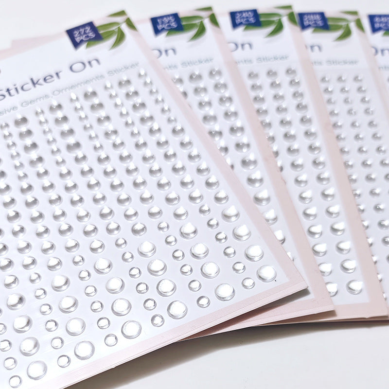 0527 Transparent dew drop sticker