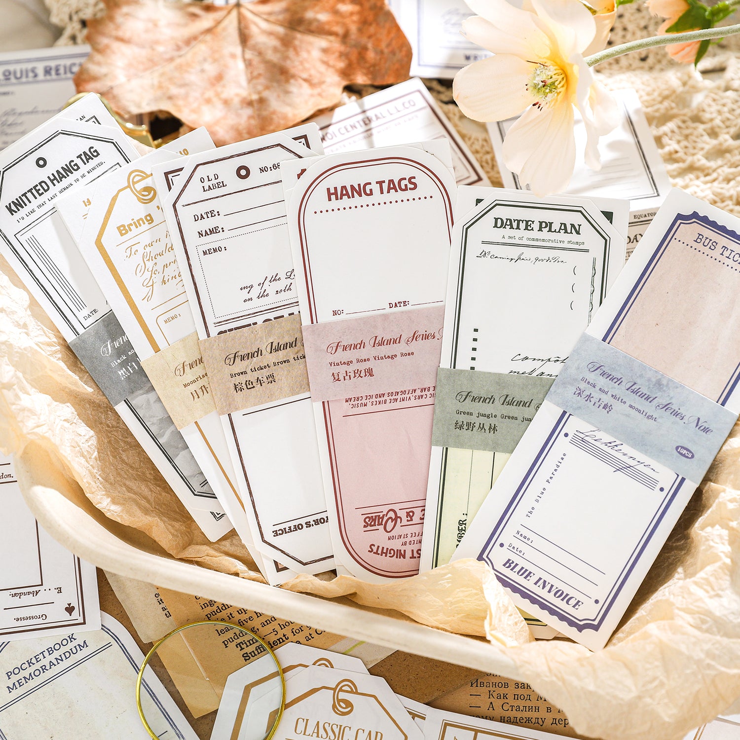 0402 French island Series Paper -20Pcs each pack