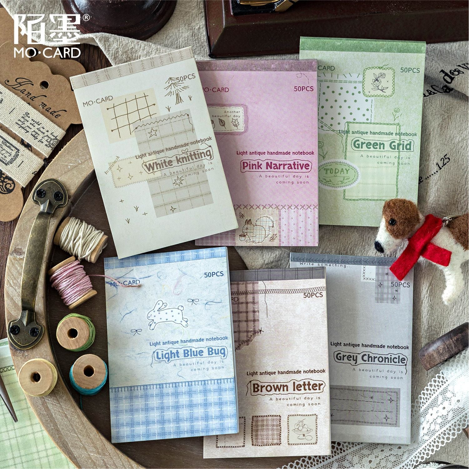 0403 Sewing time Series Paper-50Pcs each pack