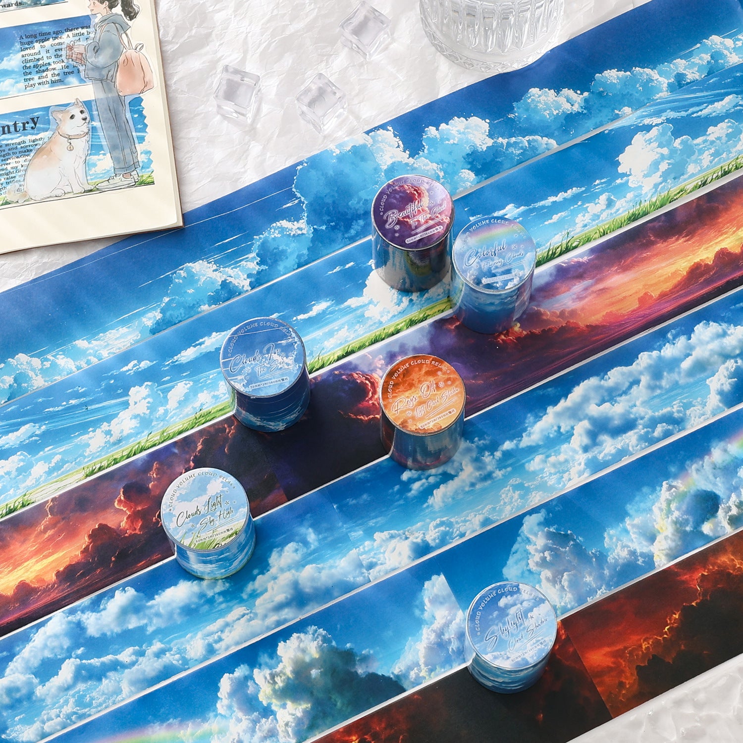 1215 Clouds Washi Tape -5cm*2m