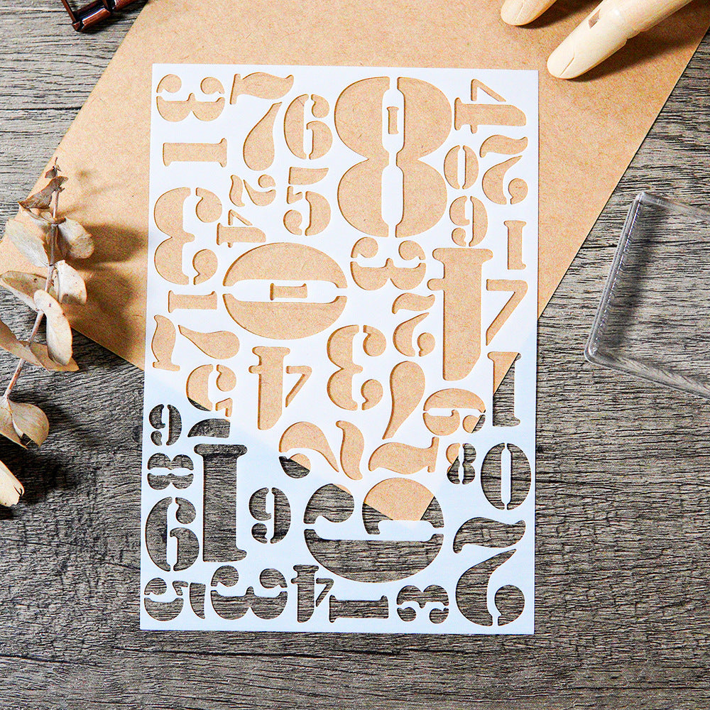 Number Stencil (11.3 × 16.1 cm)