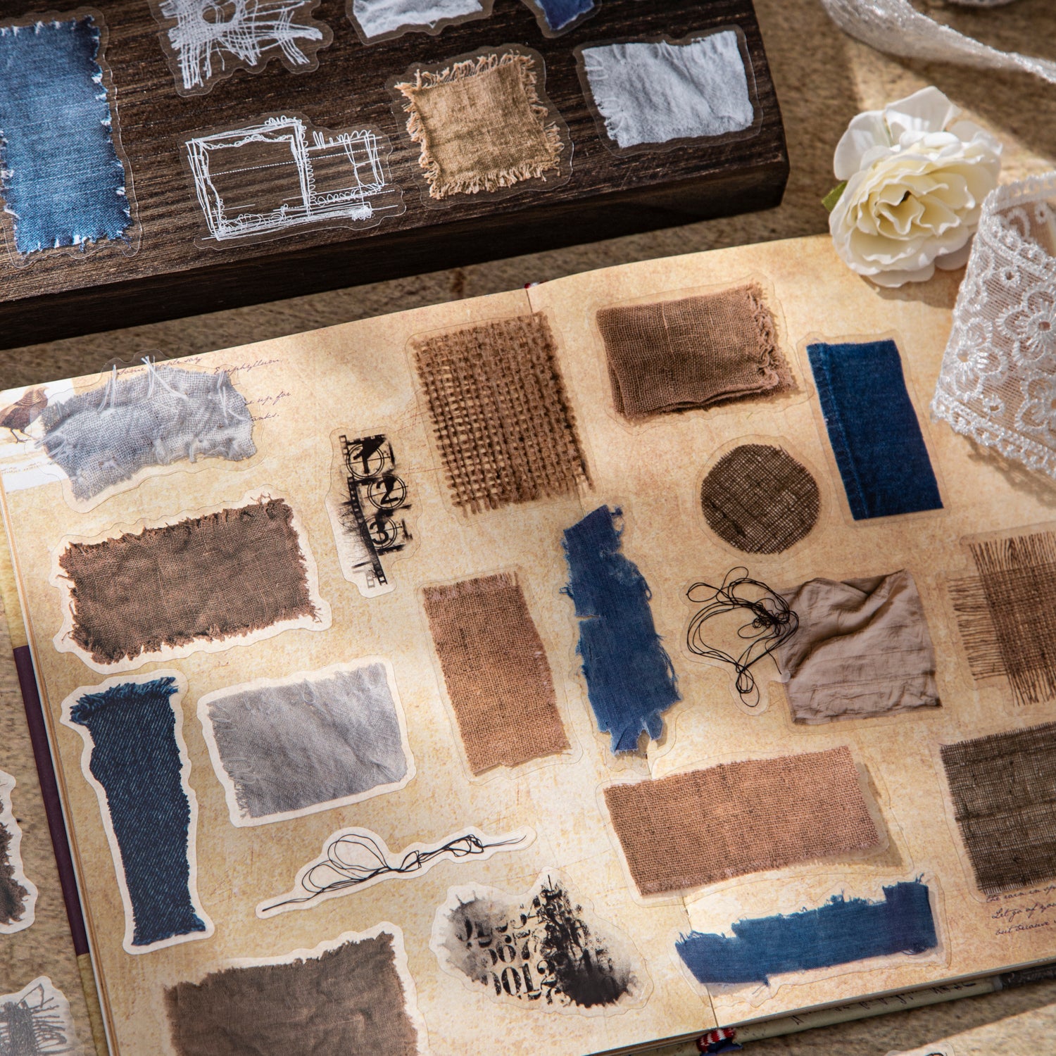 1022 Sewing time PET sticker -30Pcs each pack