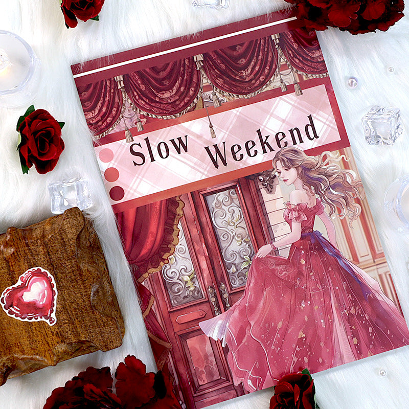 S-550- Slow weekend Sticker Book -20Pcs each pack