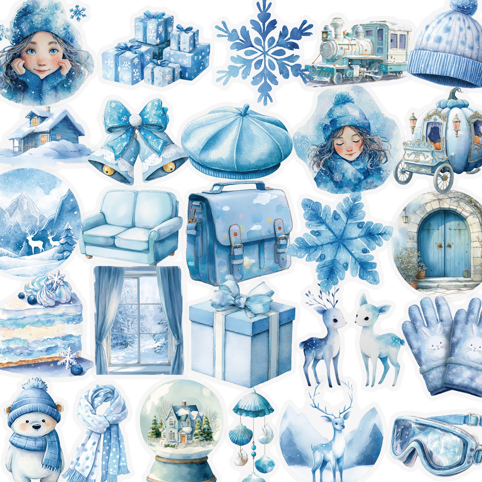 0919 56 Winter PET sticker