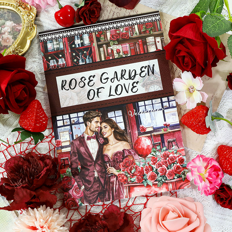 Rose Garden of Love sticker Book -20Pcs each pack