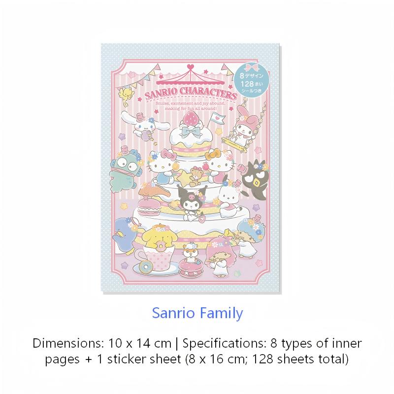 Sanrio Family Sticky Note Pad -128Pcs each pack