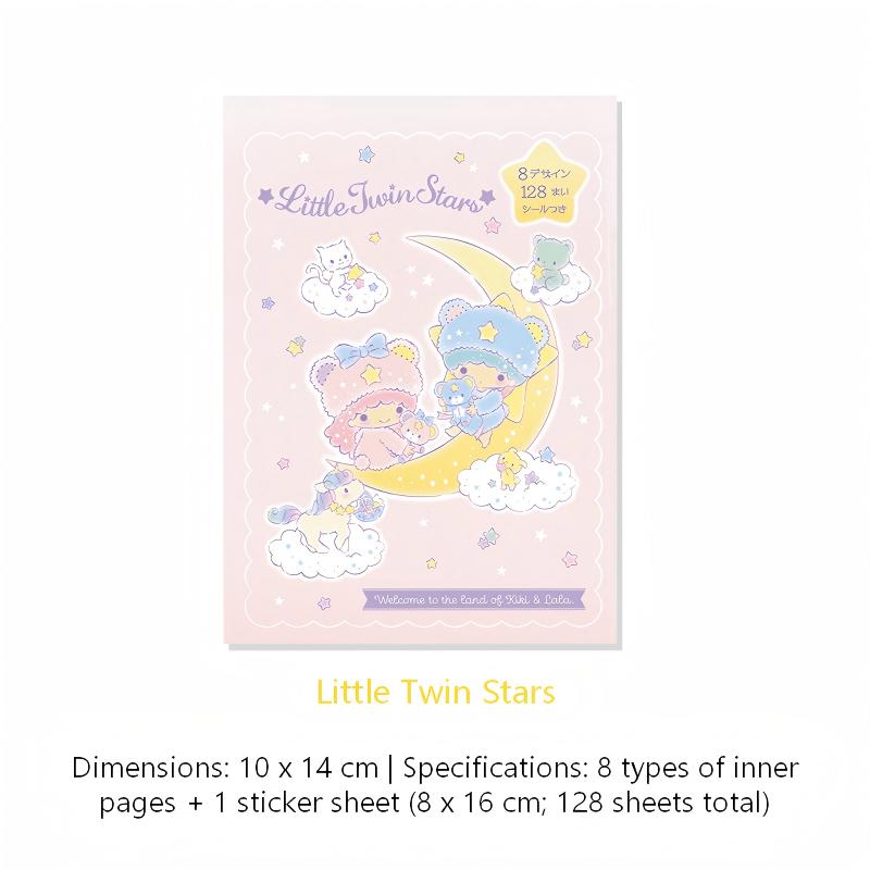 Little Twin Stars Sticky Note Pad -128Pcs each pack