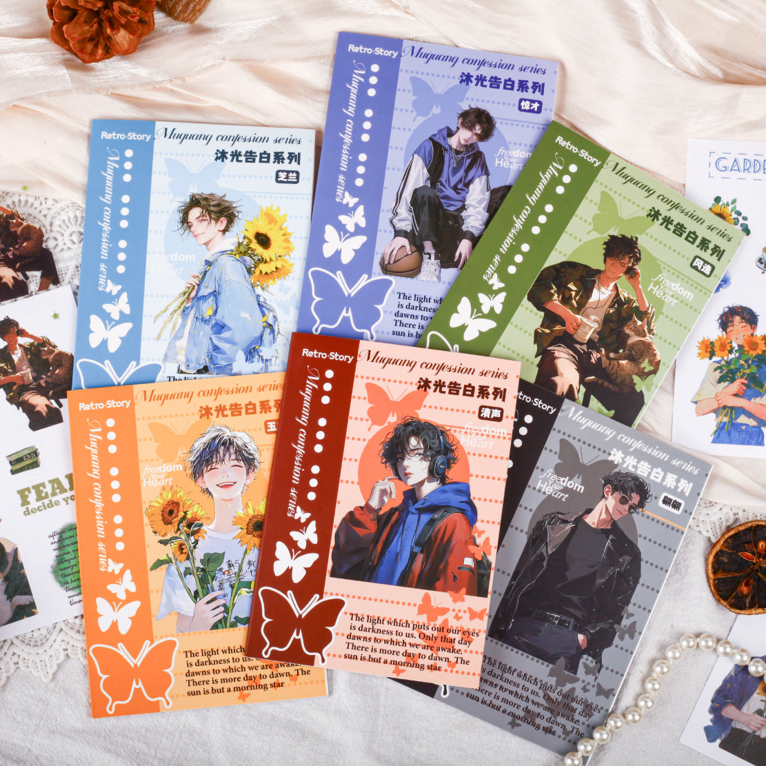 0422 Muguang confession Series Sticker -10Pcs each pack