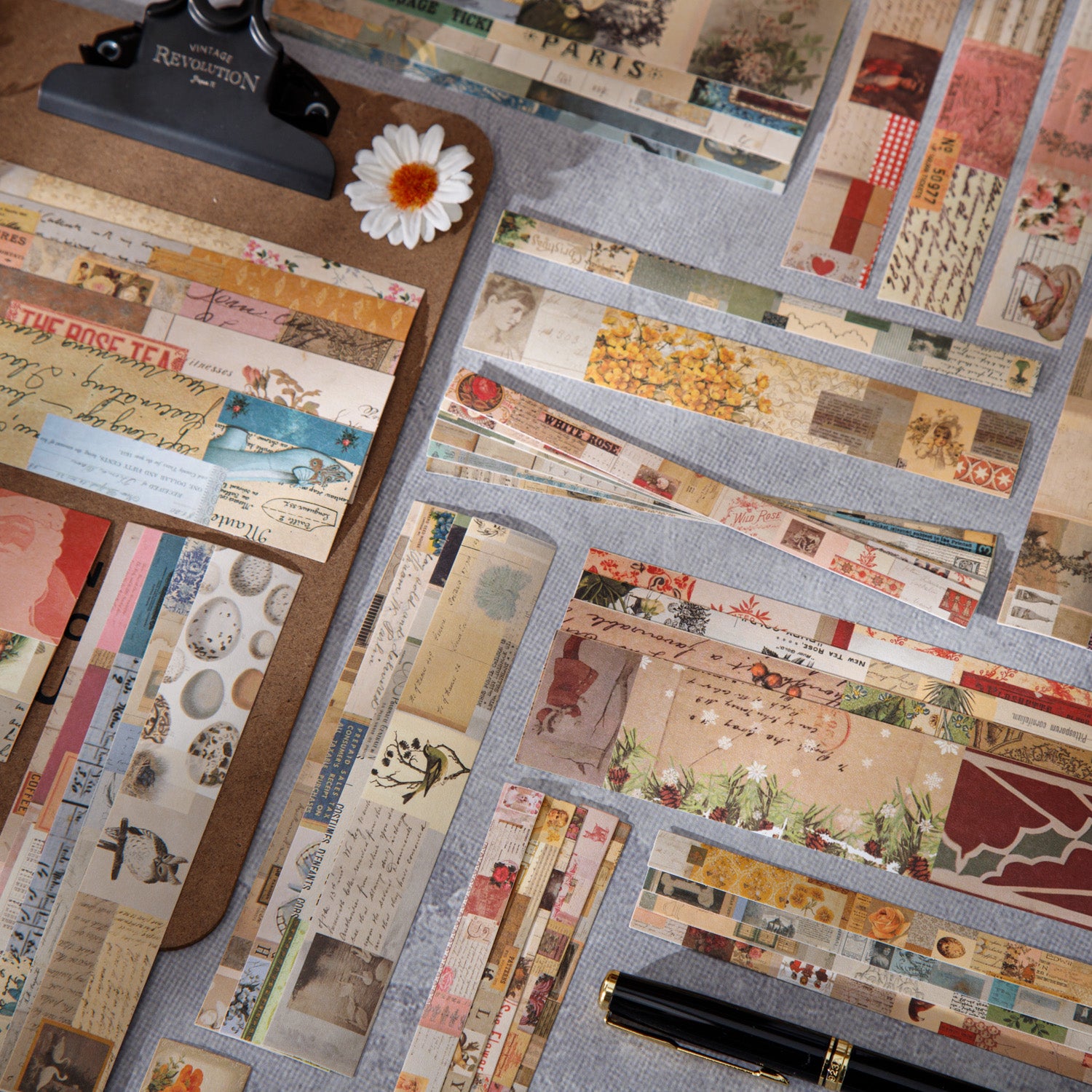 0902 Vintage Corridor PET & Solid Sticker -20Pcs each pack