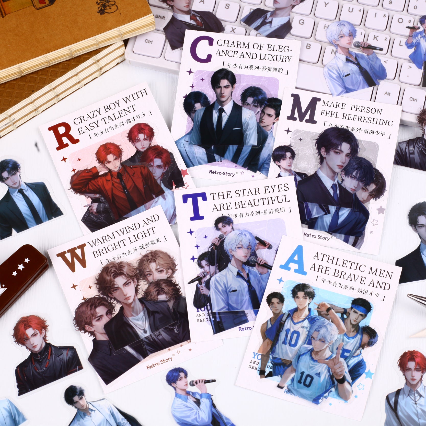 0320 The Young and the Restless Series Sticker -20Pcs each pack