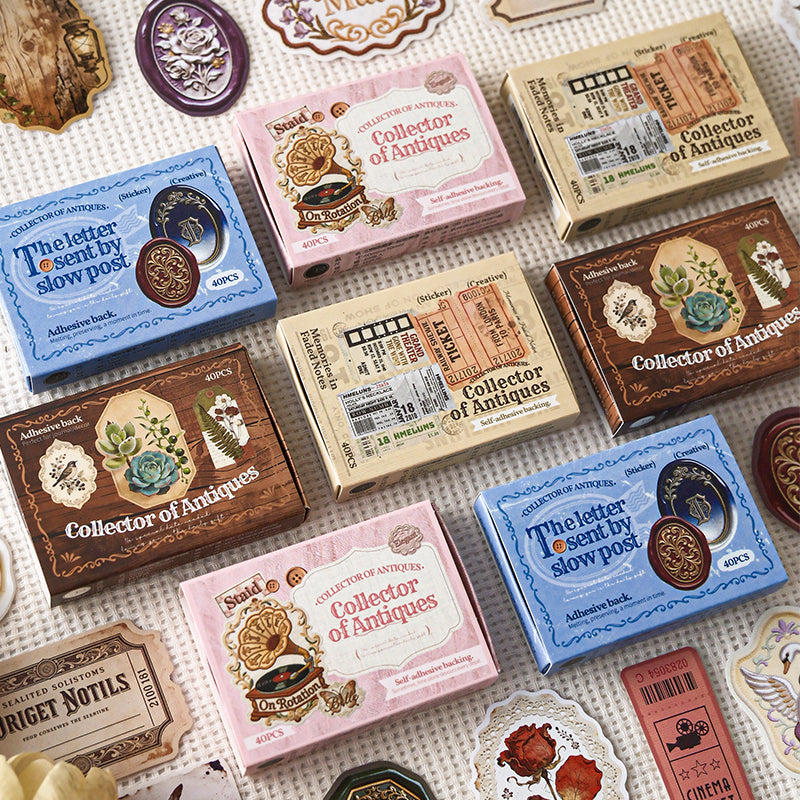 Collector of Old Objects Solid sticker -40Pcs each pack