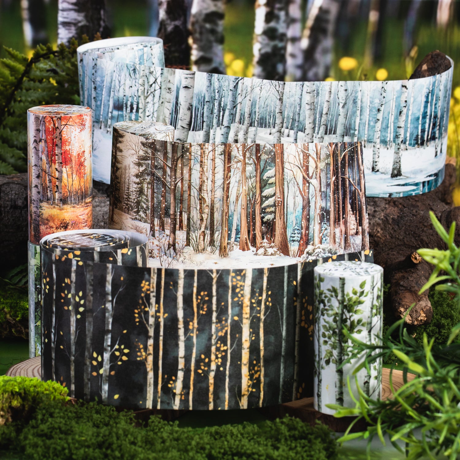 0325 Secrets of the forest Series Washi tape -8CM*2m