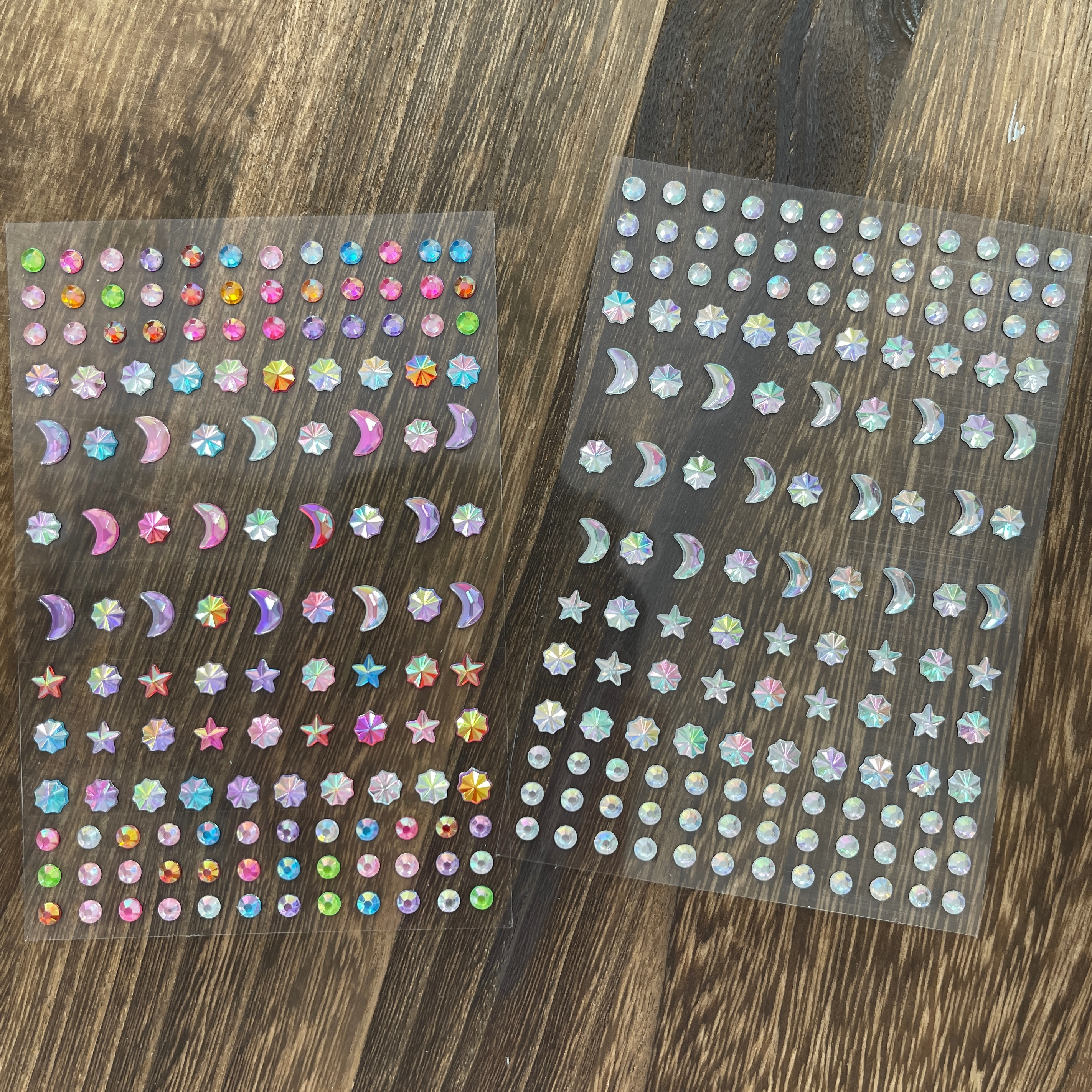 1011 Stars moon Sticker 1pcs 1pack