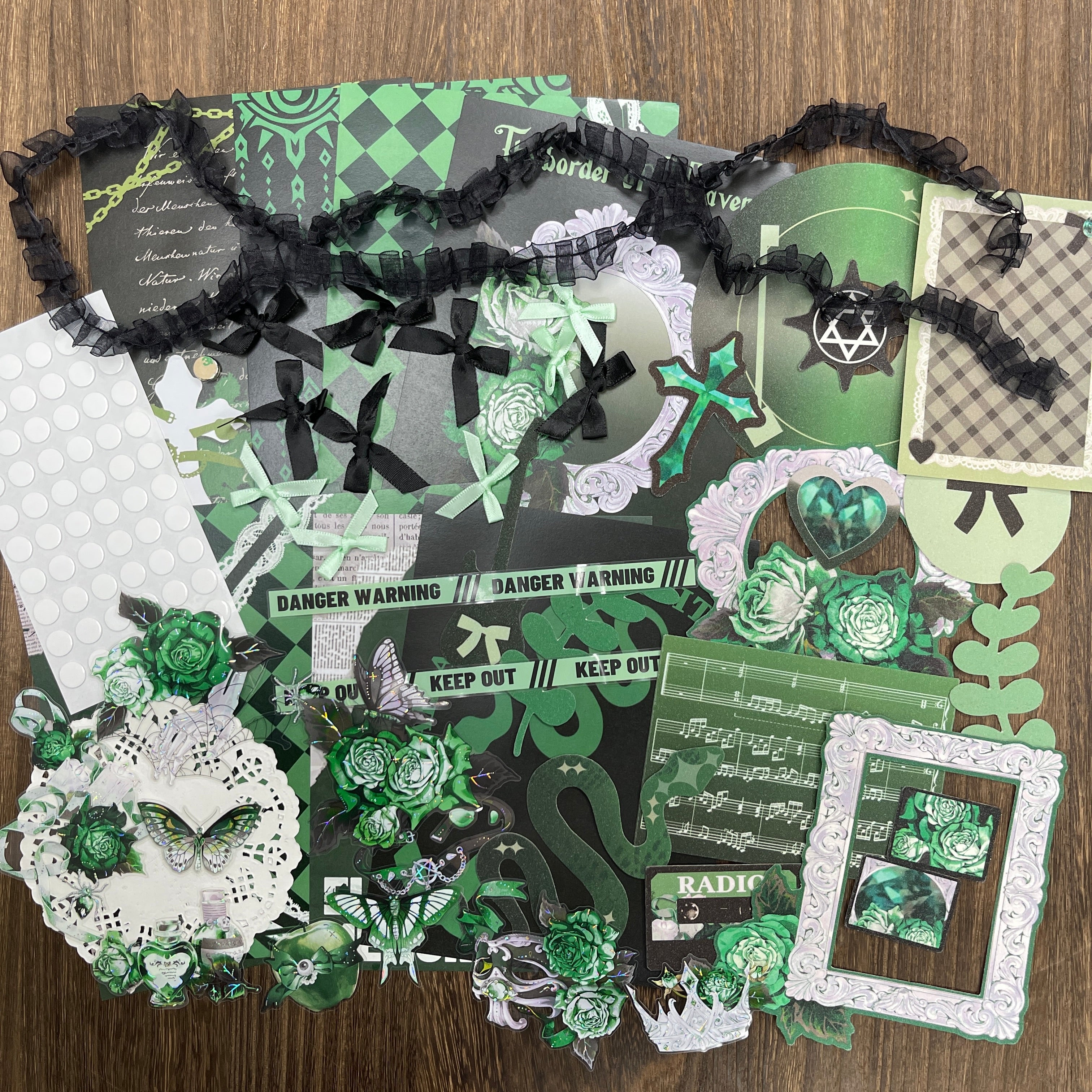 260131 Chapter of the Moon's Shadow Mixed pack journaling ephemera -52Pcs each pack